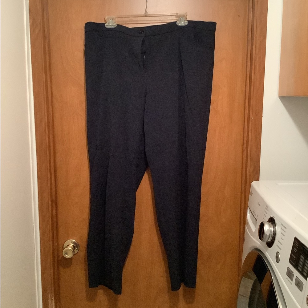 Roz & Ali navy blue trousers